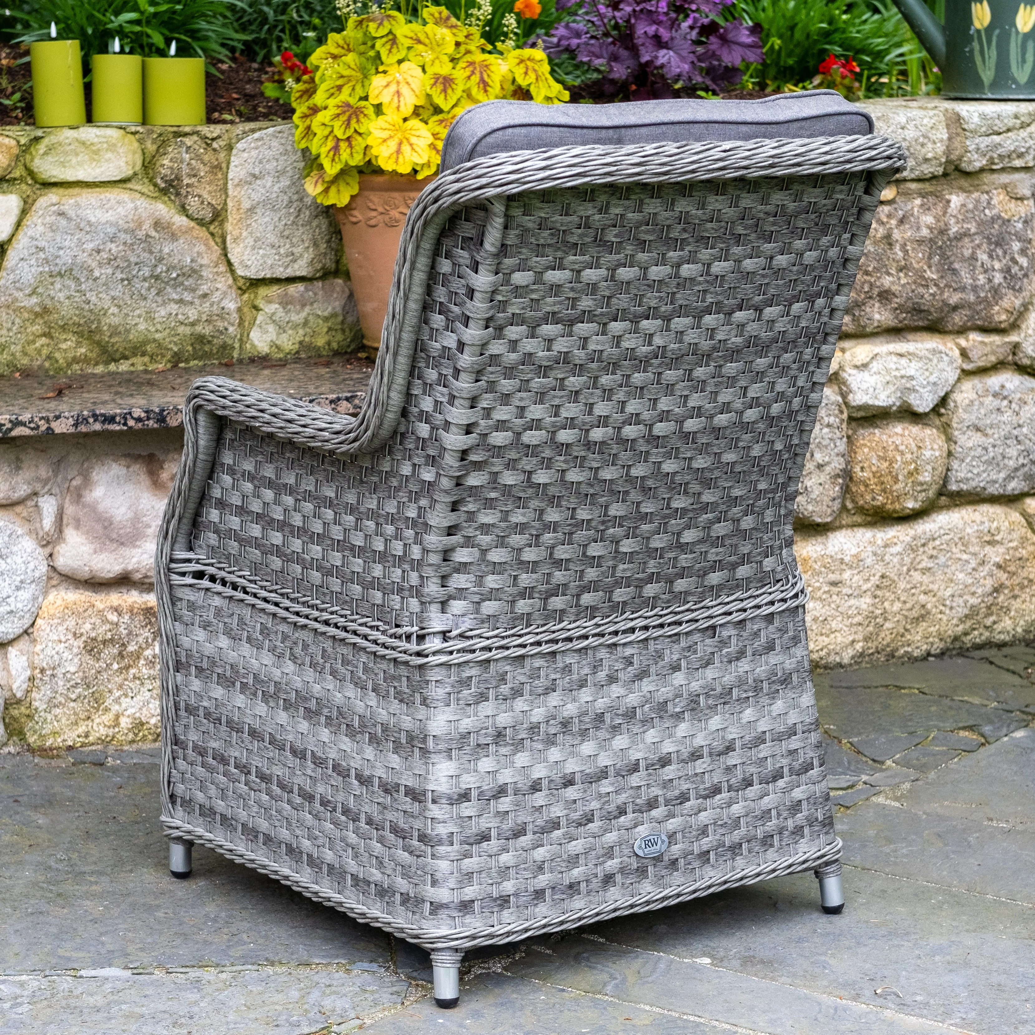 Bali - 8 Seat Set with 170cm Round Table (Grey) - Image 10