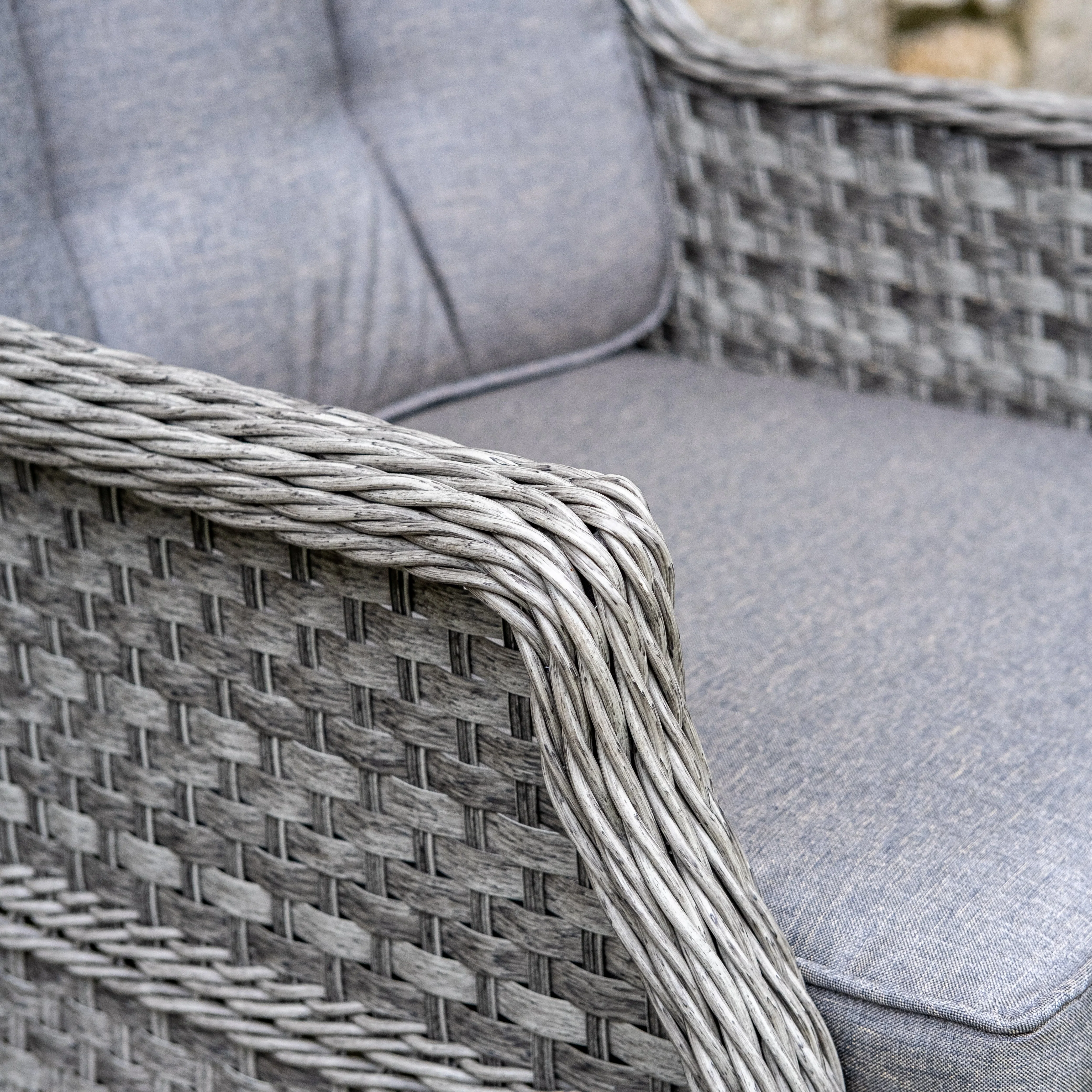 Bali - 8 Seat Set with 170cm Round Table (Grey) - Image 11