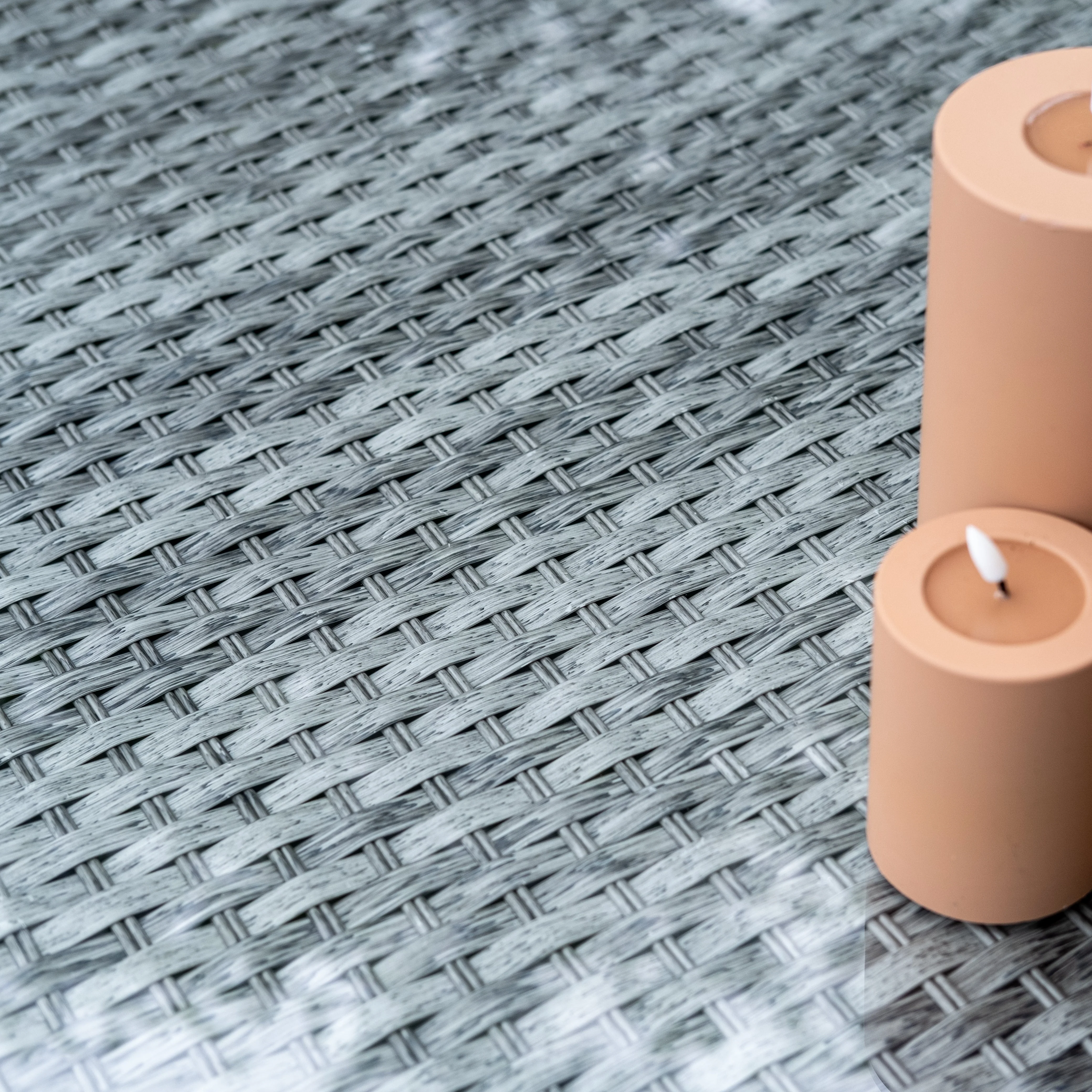 Bali - 8 Seat Set with 170cm Round Table (Grey) - Image 6