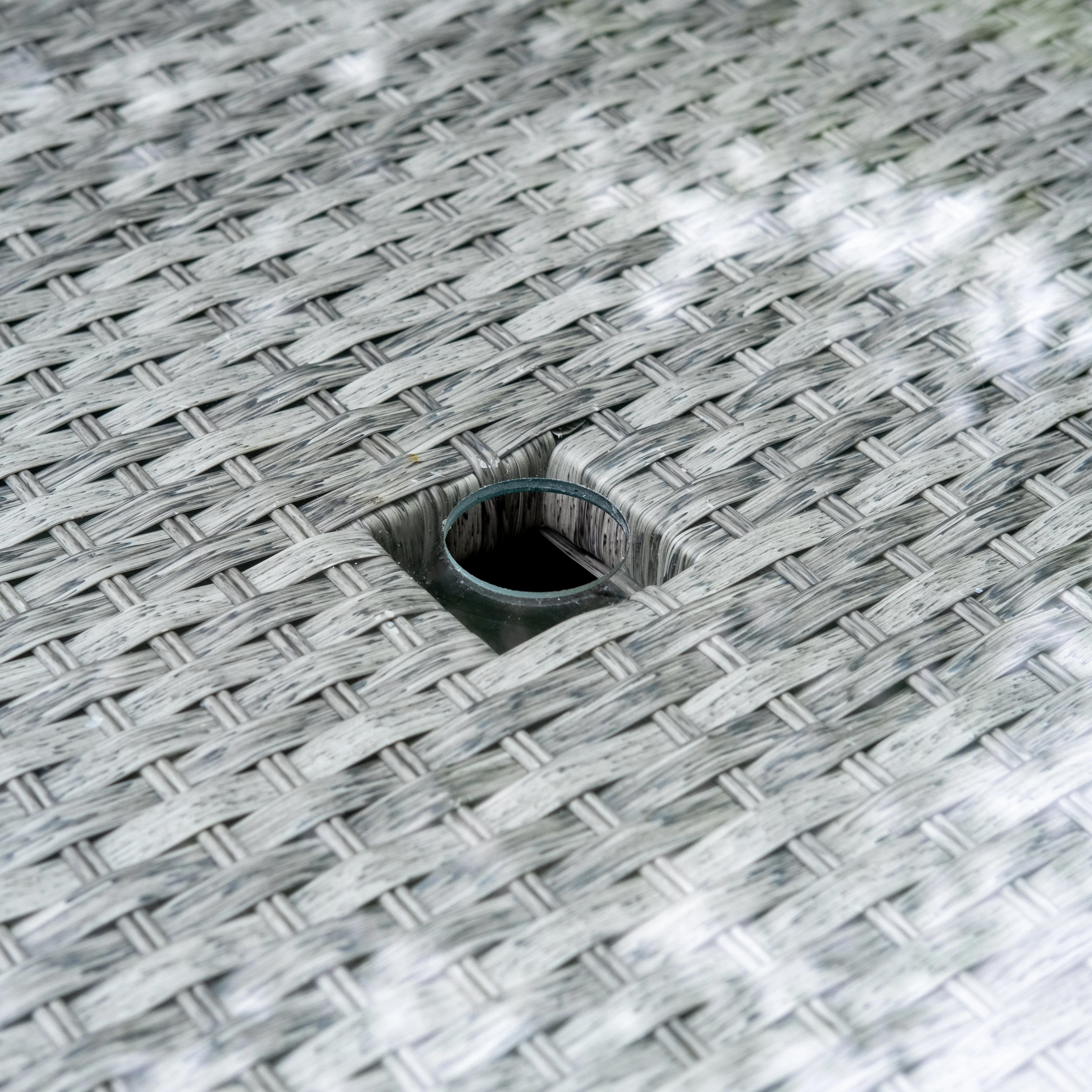 Bali - 8 Seat Set with 170cm Round Table (Grey) - Image 7