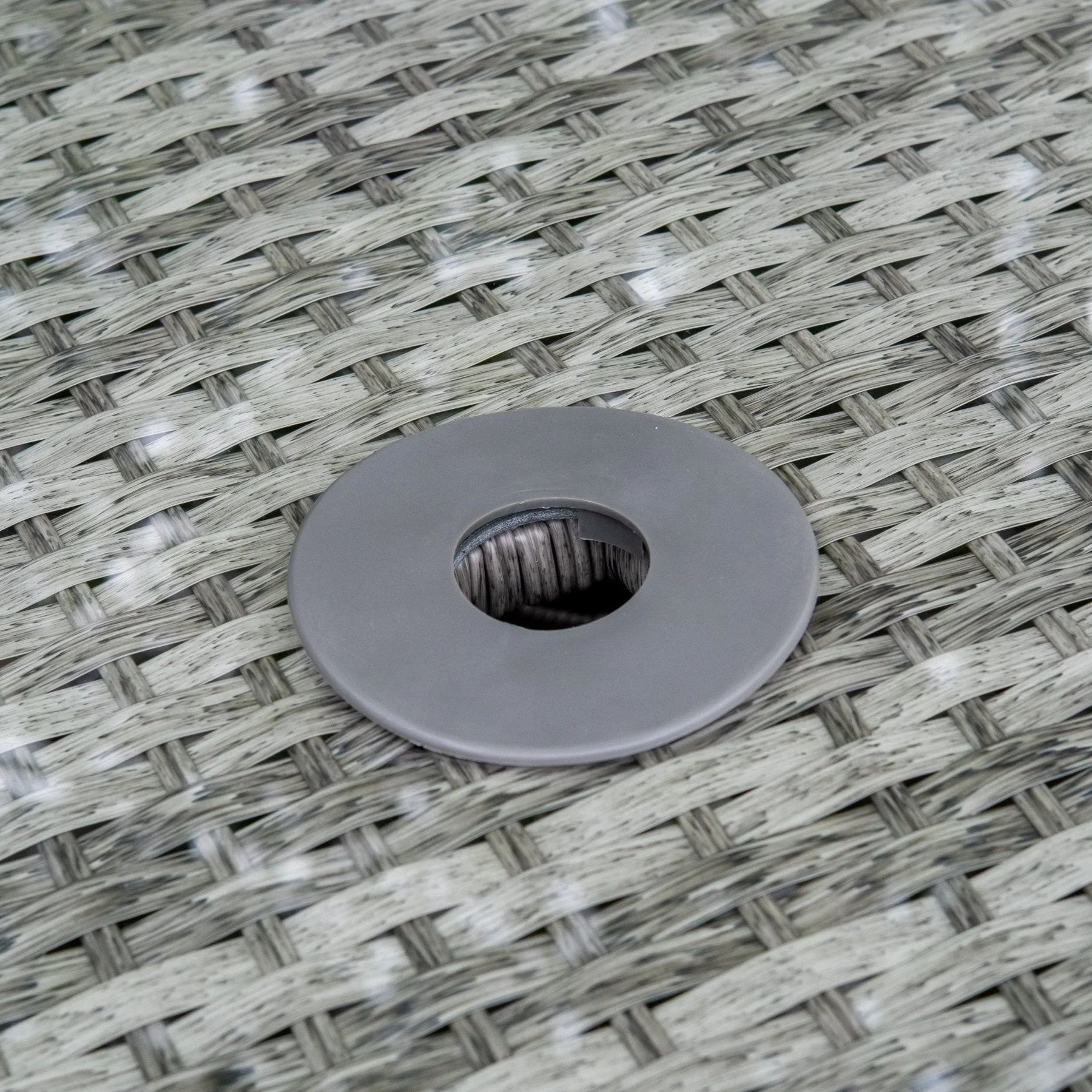 Bali Delux- 8 Seat Set with 170cm Round Table (Grey) - Image 5