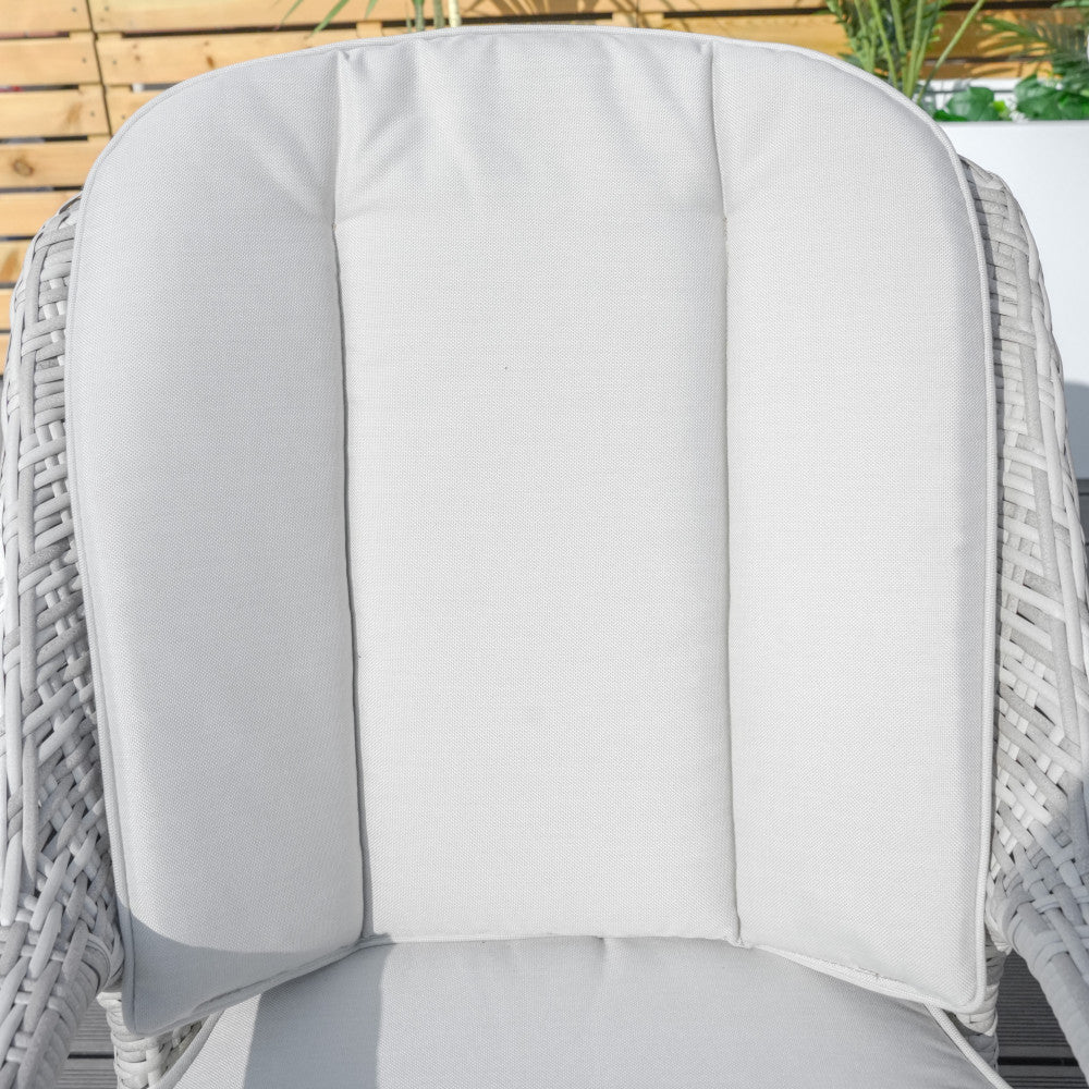 Parma - 8 Seater Set with 170cm Round Table (White Washed) - Image 5